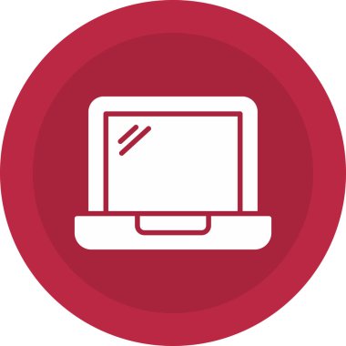 Bilgisayar. Web simgesi basit illüstrasyon