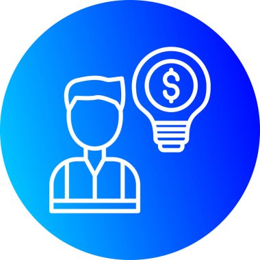 İş adamının vektör illüstrasyonu