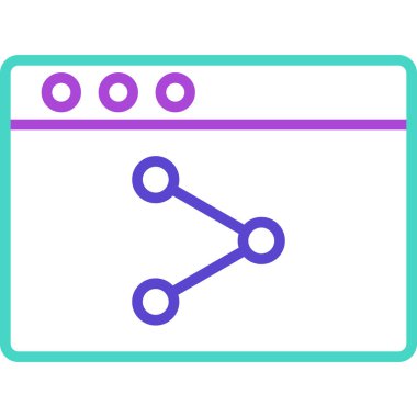 seo modern simgesinin vektör illüstrasyonu