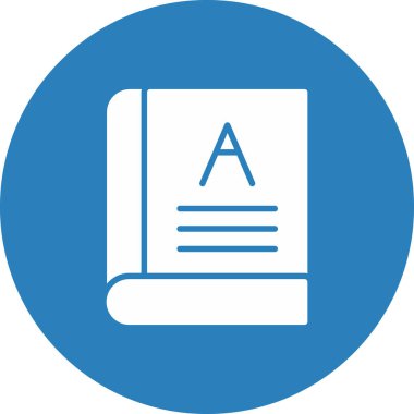 Bir harf simgesinin vektör illüstrasyonu