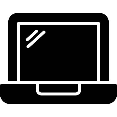 Bilgisayar. Web simgesi basit tasarım