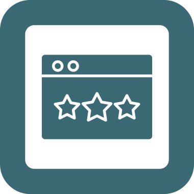 Web tarayıcı simgesi, vektör çizim