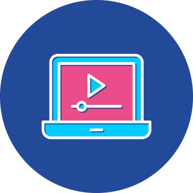 bilgisayar izleme simgesi, vektör illüstrasyon tasarımı