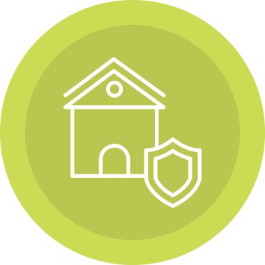 Modern yapı simgesinin vektör illüstrasyonu