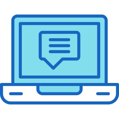 Bilgisayar. Web simgesi basit illüstrasyon