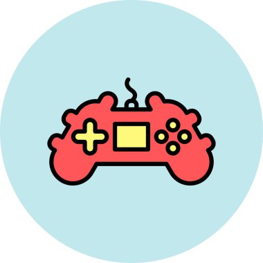 Oyun denetleyici simgesi. vektör illüstrasyonu