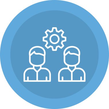 İş takım çalışması vektör simgesi