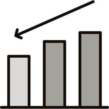 grafik ikonu vektör illüstrasyonu