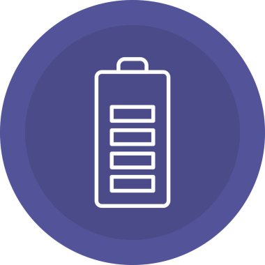 pil simgesi, vektör illüstrasyonu