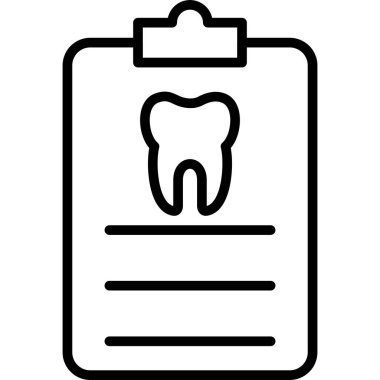 Diş bakımı ikonu. Kişisel bakım simgesi için özet vektör logosu, beyaz arkaplanda izole edilmiş diş bakımı illüstrasyonu