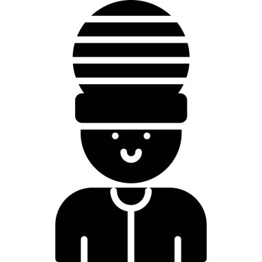 man simgesi vektör illüstrasyonu