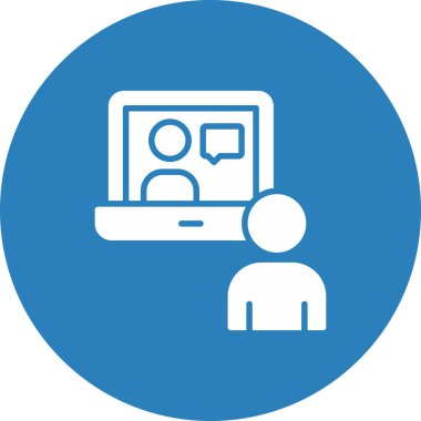 Web vektör illüstrasyon simgesi