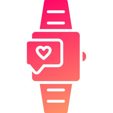 Bir kalp simgesinin vektör illüstrasyonu