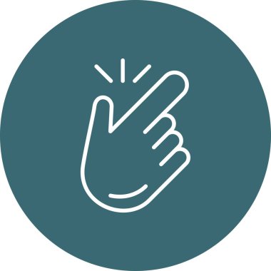 Bir simgenin vektör illüstrasyonu