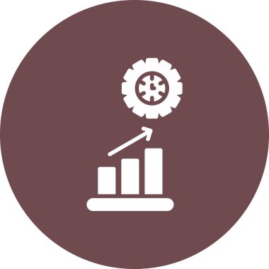 dişli simgesi vektör illüstrasyonu