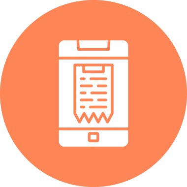 Vektör Mobil simge illüstrasyonu