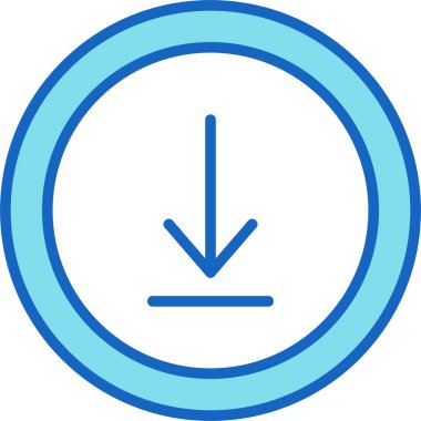 Ok. Web simgesi basit illüstrasyon