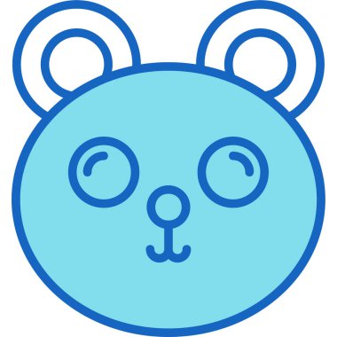 Ayı. Web simgesi basit illüstrasyon