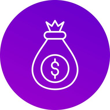 Dolar simgesi vektör illüstrasyonu