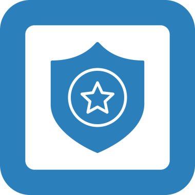 kalkan ikon vektör illüstrasyonu