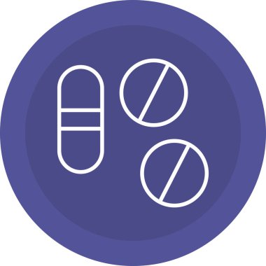 Tıp simgesi vektör illüstrasyonu