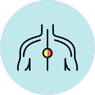 Modern simgenin vektör illüstrasyonu