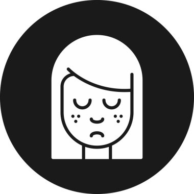 Hasta adam vektör çizimi