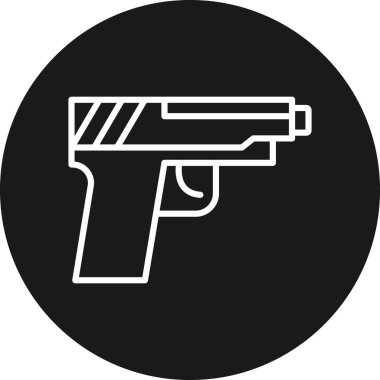 Tabanca simgesi vektör illüstrasyonu