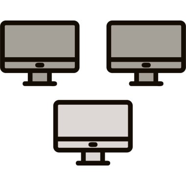 izleyici ikon vektör illüstrasyonu