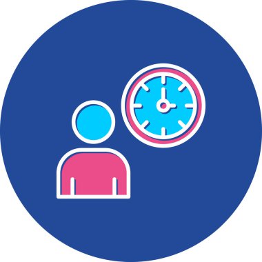 Saatin vektör illüstrasyonu