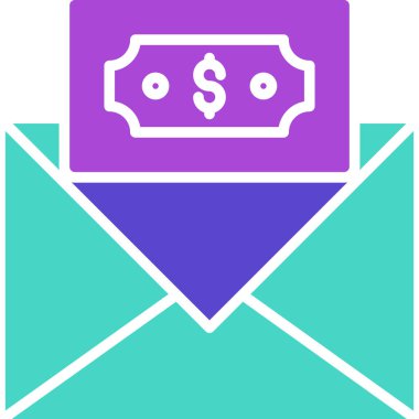 Dolar simgesi. vektör illüstrasyonu