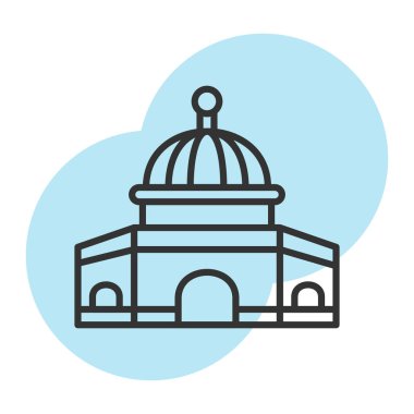 Yapı simgesinin vektör illüstrasyonu