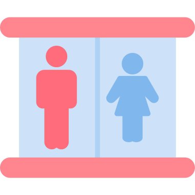 Modern kadının vektör çizimi