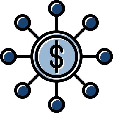 ağ web simgesi basit tasarımı