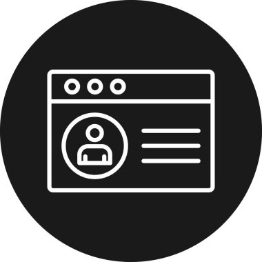 seo modern simgesinin vektör illüstrasyonu