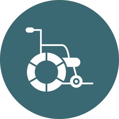 Bir bisiklet simgesinin vektör illüstrasyonu