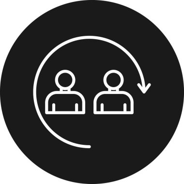 İş ve finans simgesinin vektör illüstrasyonu