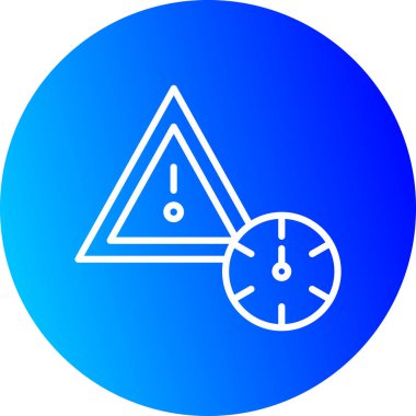 Pusula simge çizgisinin vektör illüstrasyonu. Turizm ve seyahat de seyahat simgesi olarak kullanılabilir.