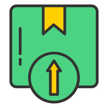 Yön ok simgesi. Basit resimleme