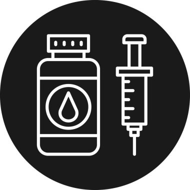 şişe simgesi vektör illüstrasyonu