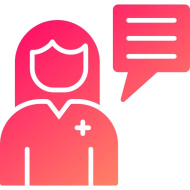 Konuş. Web simgesi basit illüstrasyon