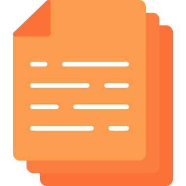 belge simgesi, vektör çizimi