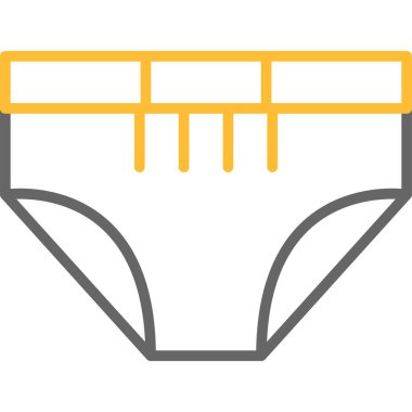 külot düz vektör simgesi