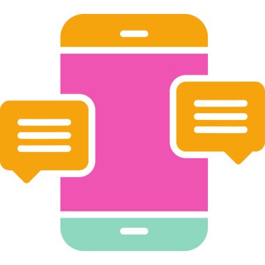 Telefon simgesi vektör illüstrasyonu