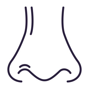 İnsan organı simgesi vektör çizimi