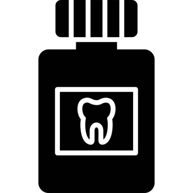 diş sembolü vektörü