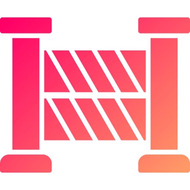 tahta pencere simgesi vektör illüstrasyonu