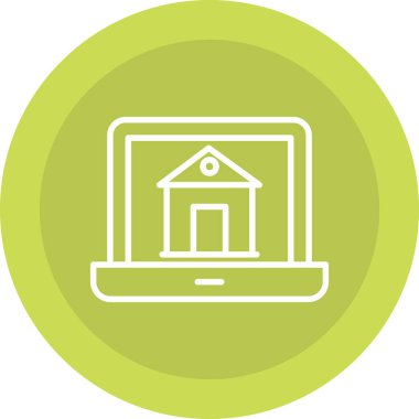 Beyaz arkaplanda izole edilmiş modayı gösteren vektör illüstrasyon simgesi