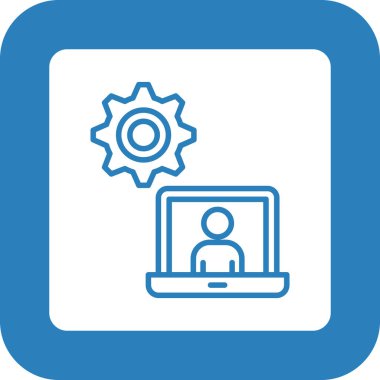 bilgisayar izleyici vektör simgesi