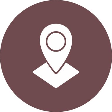 Harita işaretleyici. Basit resimleme